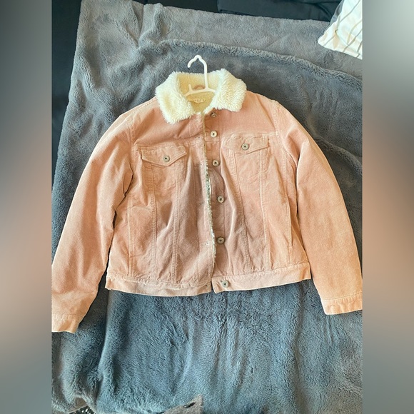 ILLA ILLA pink Sherpa Jacket - Picture 1 of 5